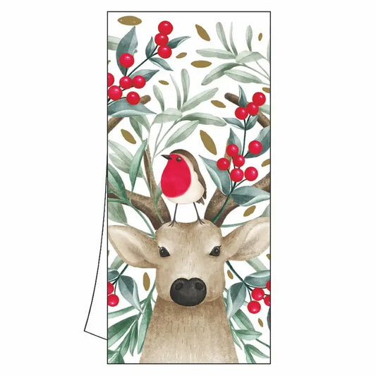 Holiday Tea Towel- Bird & Buck