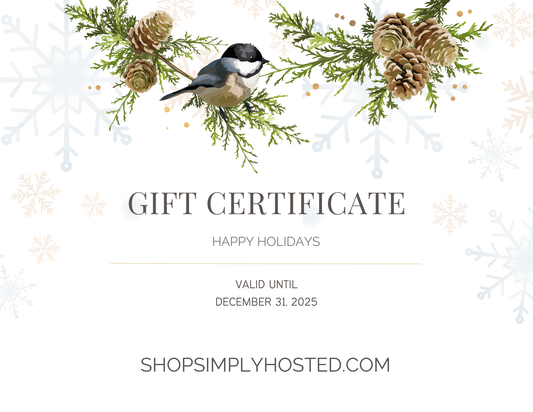 Gift Certificate