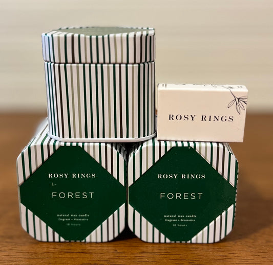 Rosy Rings Holiday Scent Travel  Candle - Forest